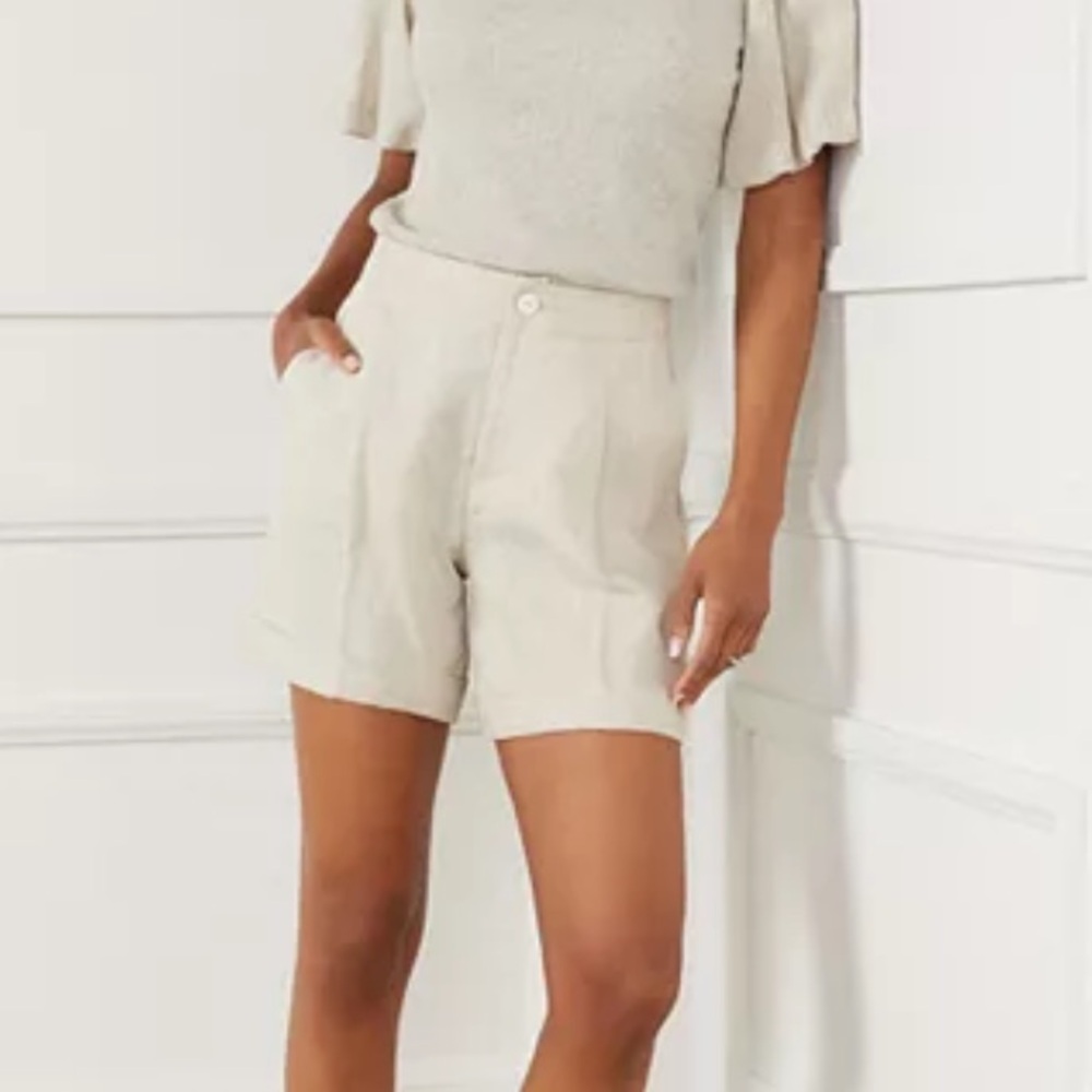 Karen Kane Linen Shorts Women's Bermudas size 10